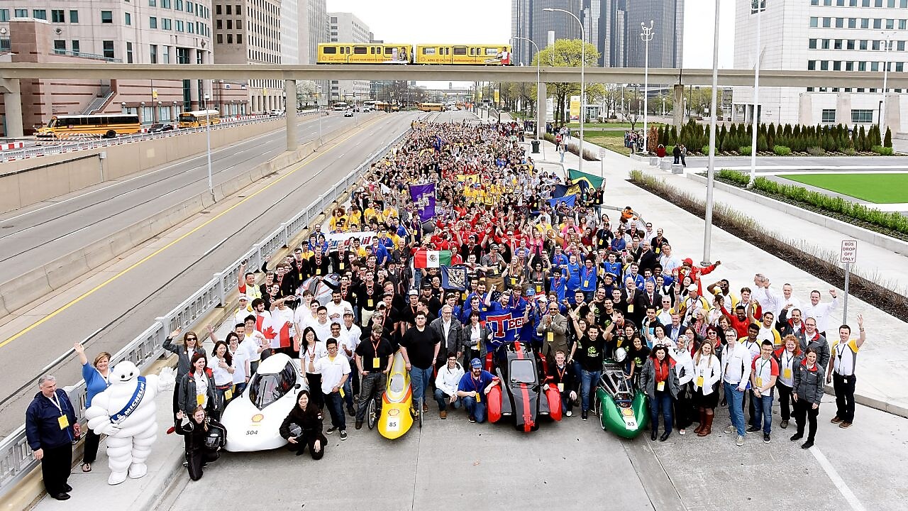 Carros da Eco-marathon em Detroit, Estados Unidos