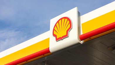 Testeira de um posto Shell