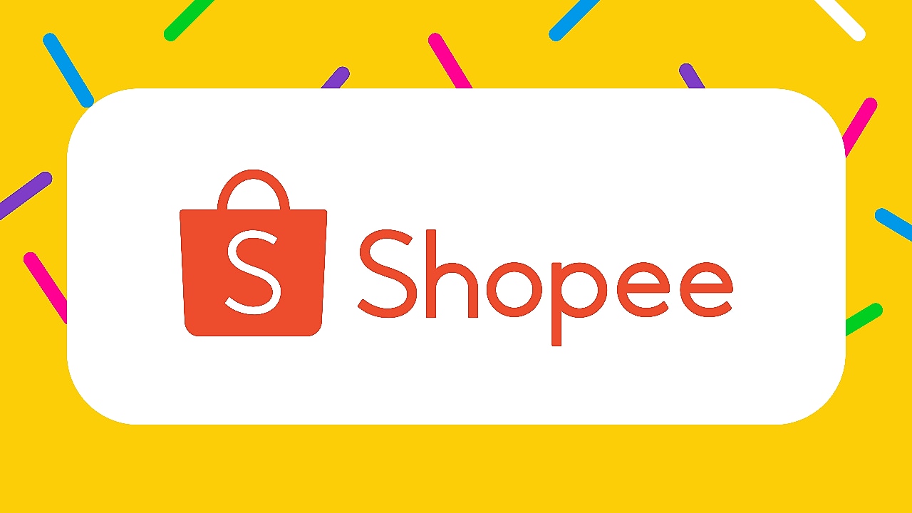 Logo da Shopee com o texto Lançamento inédito acima