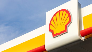 Testeira de um posto Shell