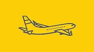 Ícone de aeronave com motor a jato