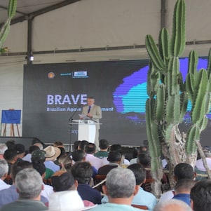 Foto da inauguração do projeto.