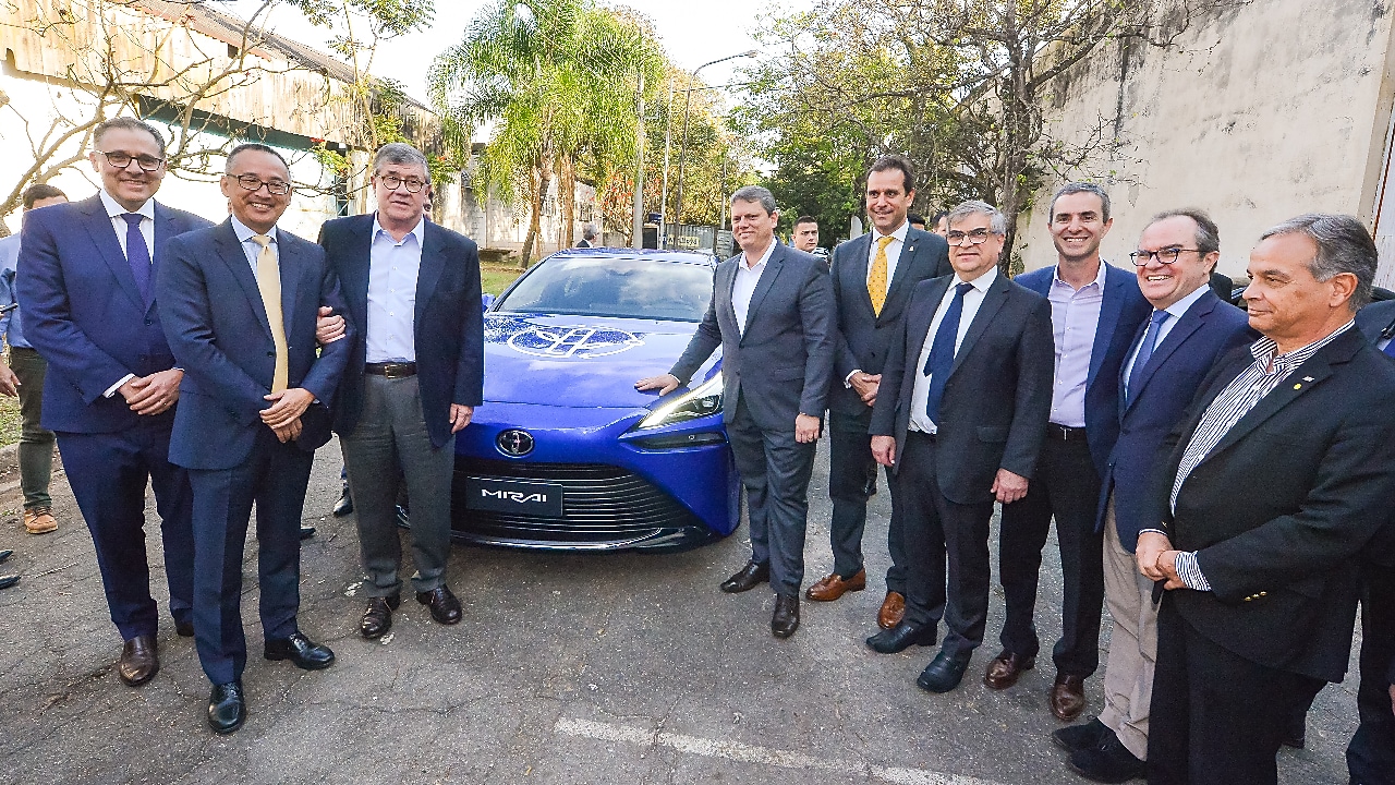 Foto da inauguração do projeto.