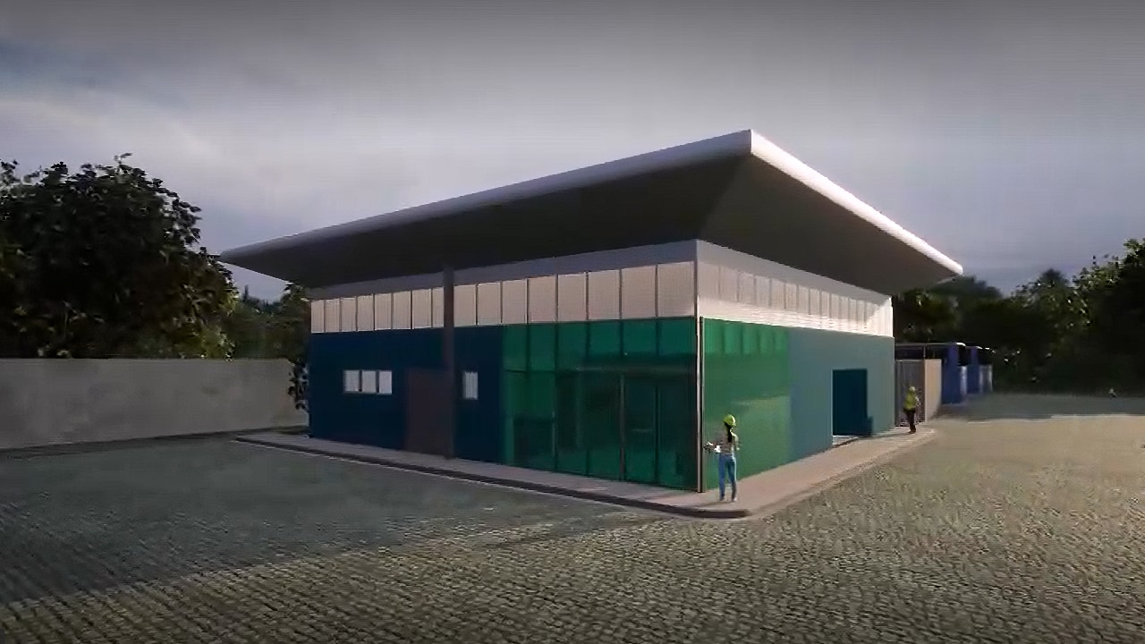 Foto da inauguração do projeto.