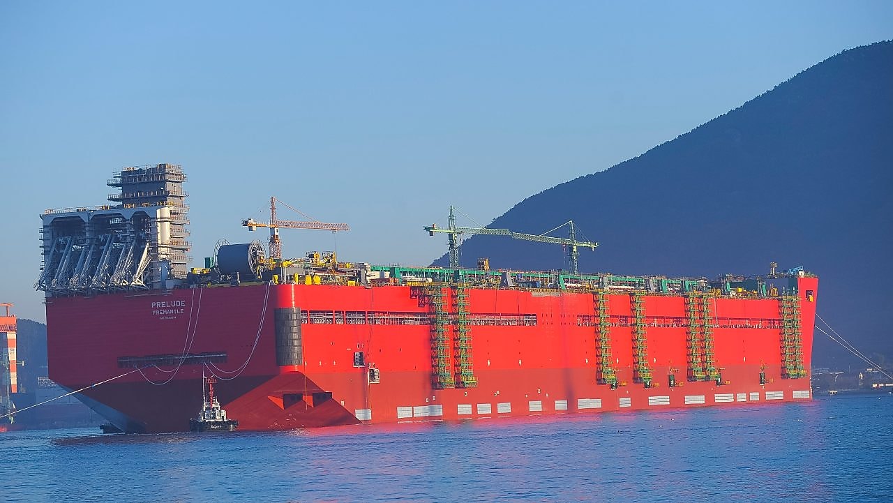 Gás natural – Prelude FLNG