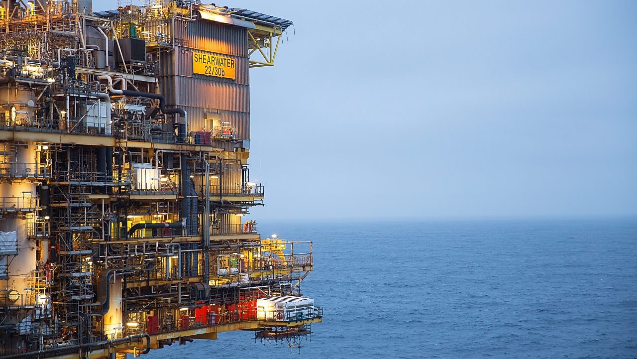 A big energy plant in sea