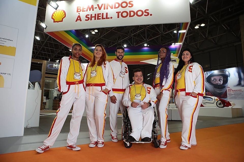 Shell team participates in an event