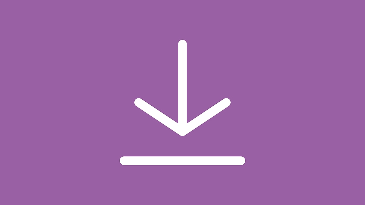 Ícone de seta indicando download