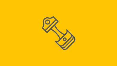 Ícone de pistão de motor
