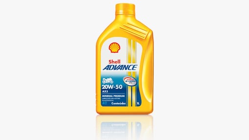 Balde de lubrificante para motocicletas Shell Advance AX5