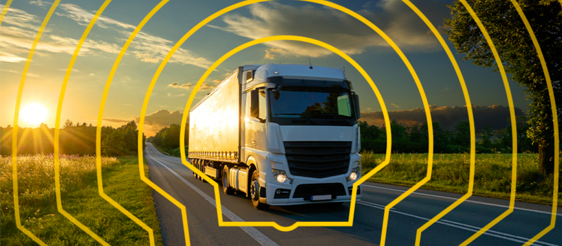 Caminhão na estrada