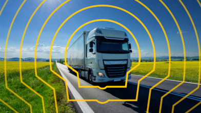 Caminhão na estrada