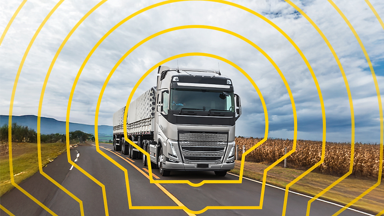 Caminhão na estrada