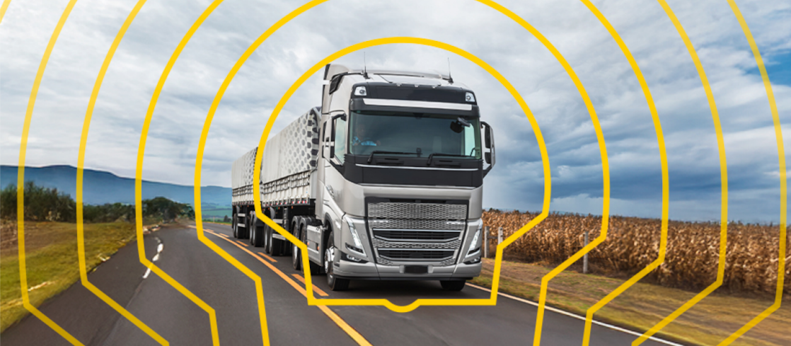 Caminhão na estrada