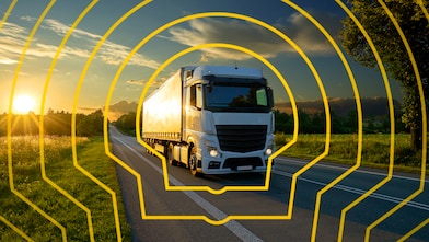 Caminhão na estrada