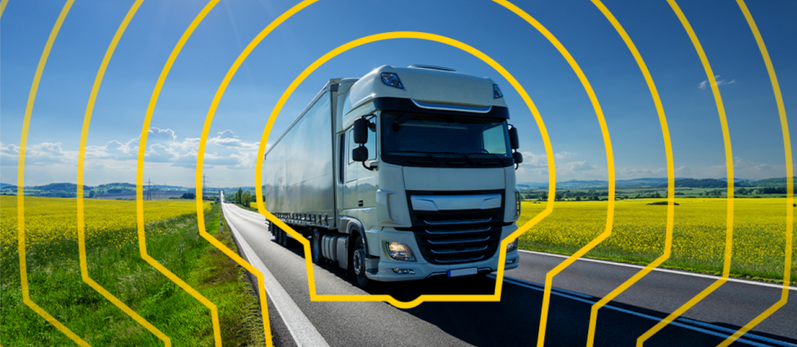 Caminhão na estrada