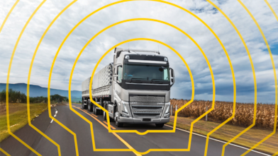 Caminhão na estrada