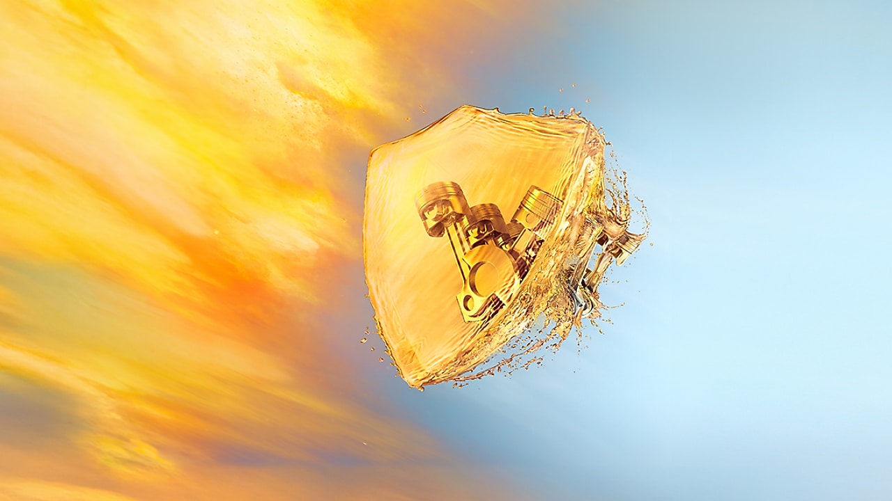 Ilustração de engrenagem lubrificada com óleo