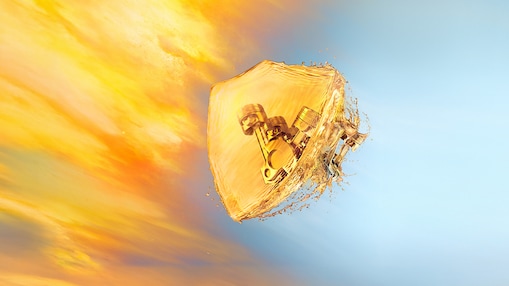 Ilustração de engrenagem lubrificada com óleo