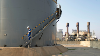 Tanque de gás natural liquefeito