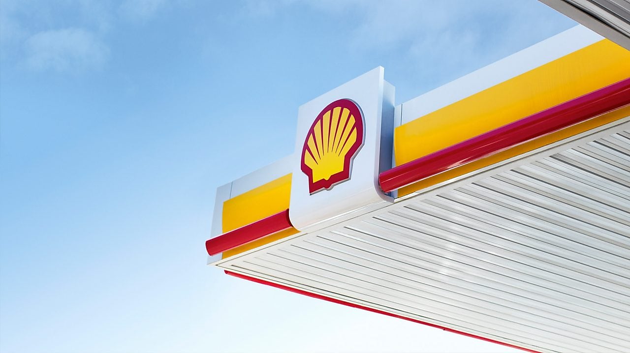 Testeira de um Posto de Gasolina Shell