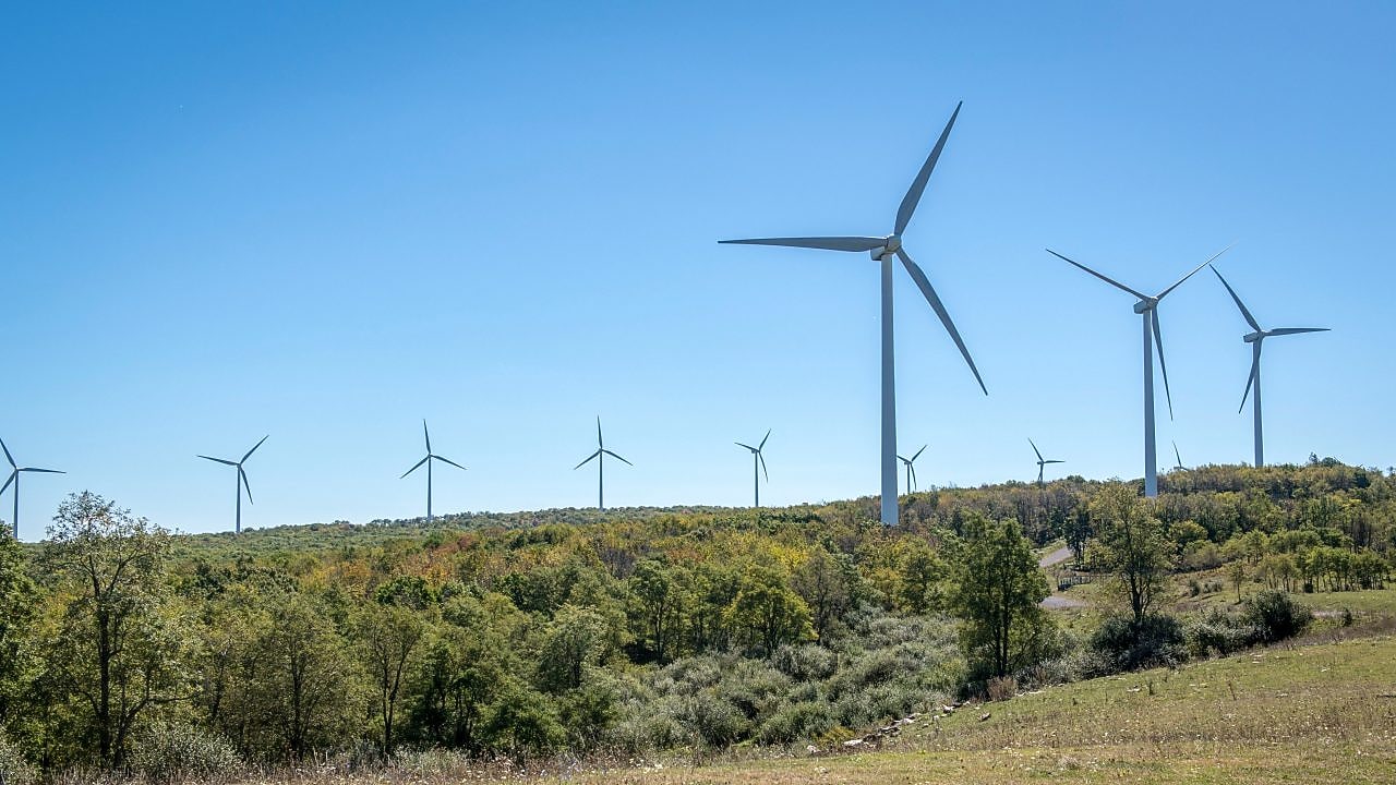 Turbinas eólicas em alto-mar