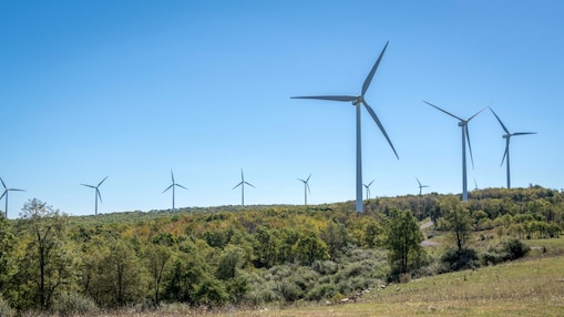 Turbinas eólicas em alto-mar
