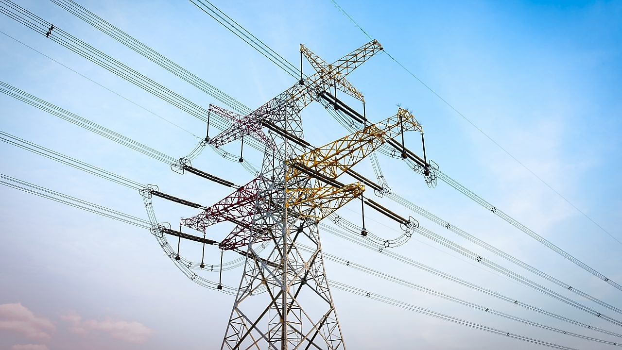 Torre de transmissão elétrica 