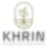 Logotipo da marca "KHRIN". Na parte superior, há um ícone com contorno em verde-oliva representando uma planta estilizada com raízes, contida dentro de uma forma oval vertical que remete a sustentabilidade e crescimento. Abaixo, o nome "KHRIN" aparece em letras maiúsculas pretas e robustas. Abaixo do nome, está o slogan “SOLUÇÕES ECO INTELIGENTES” em letras finas e maiúsculas, reforçando a proposta ecológica da marca.